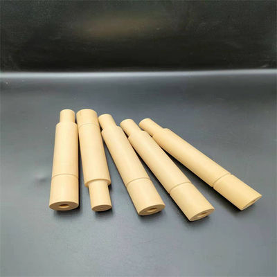 أنابيب سيراميك زركونيا صفراء درجة حرارة عالية استقرت المغنيسيوم