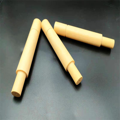 أنابيب سيراميك زركونيا صفراء درجة حرارة عالية استقرت المغنيسيوم